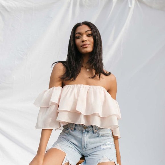 Elle Ruffle Top The Post - Small - Picture 3 of 3